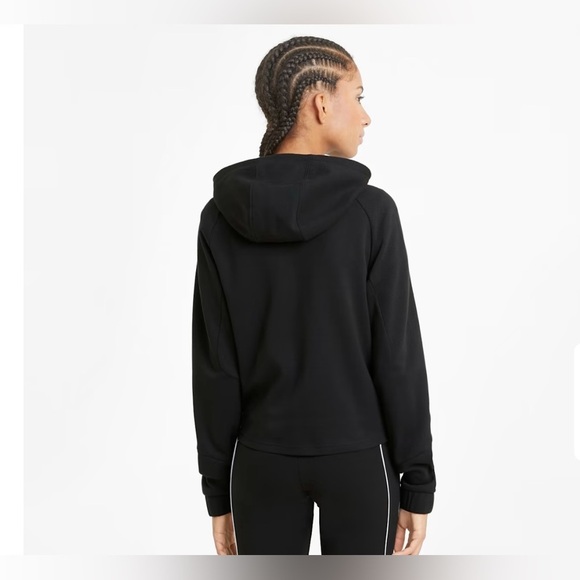 BMW M Motorsport Women’s Sweat Jacket Collab  Puma•••Black Zip Hoodie,  XS - Picture 4 of 13